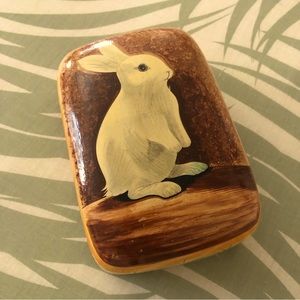 Painted wood box